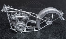 Harley Davidson Knucklehead мотоцикл чертежи рама