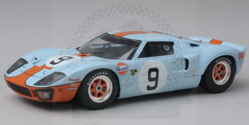 Ford GT40 1st Le Mans 1968/1969 Gulf Decal 1:24 by Renaissance