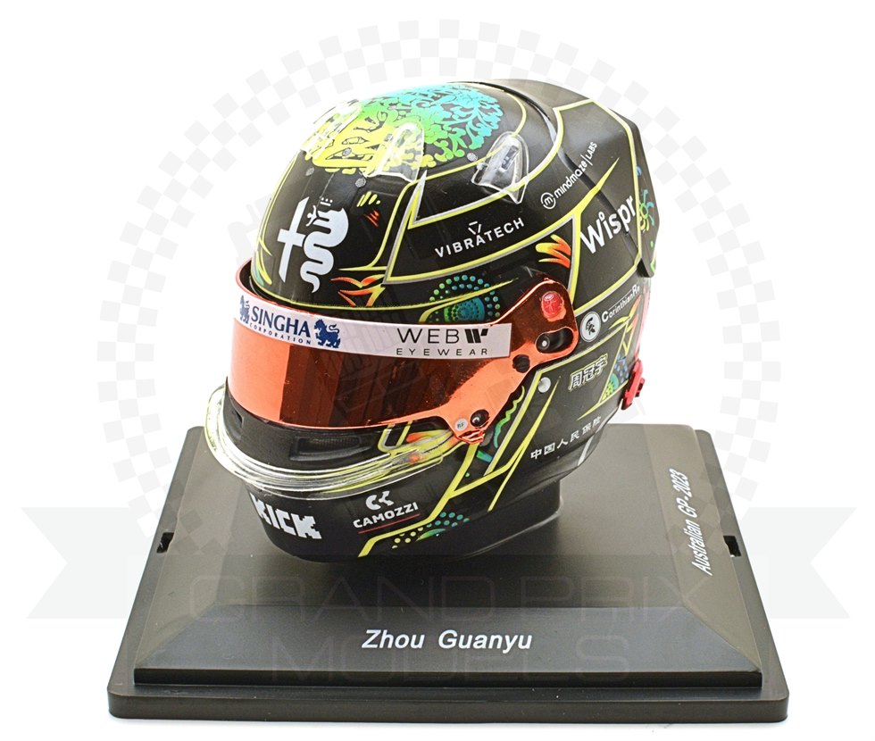 Guanyu Zhou Helmet Australia 2023 1:5 By Spark