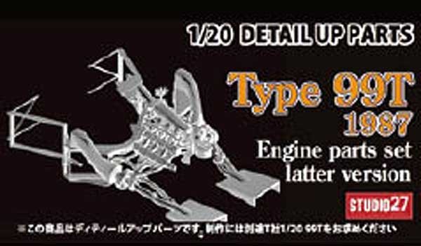 Lotus 99T Honda Engine Detailing Set 1:20 by Studio 27