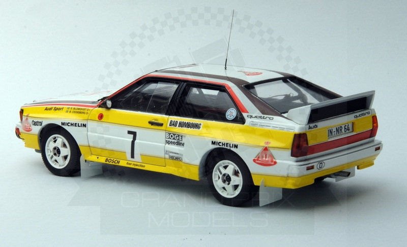 Audi Quattro 1st Monte Carlo 1984 Conversion Set 1:24 by Renaissance