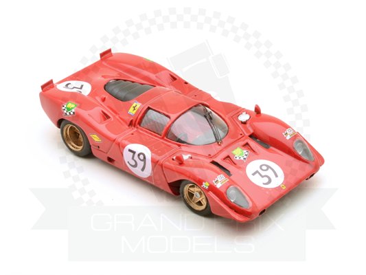 Ferrari 312P Le Mans Practice 1970 #39 NART by Grand Prix Models Studio